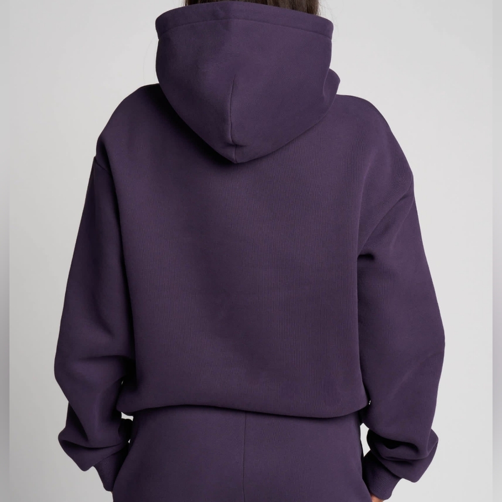 🥰2-Pc SeT ❤️NIP❤️ Comfrt SIGNATURE HOODIE & SWEATPANTS BLACKBERRY S/M - Picture 11 of 16